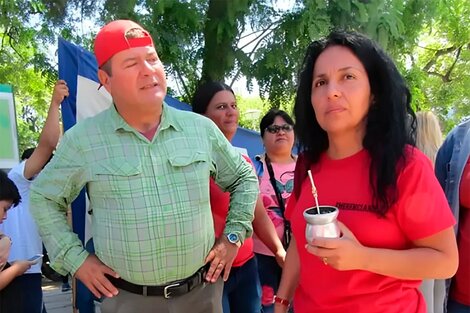 Emerenciano Sena y Marcela Acuña.