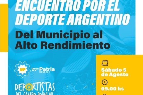 Congreso del deporte argentino en Tunuyán