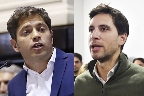 Axel Kicillof y Santiago Passaglia. 