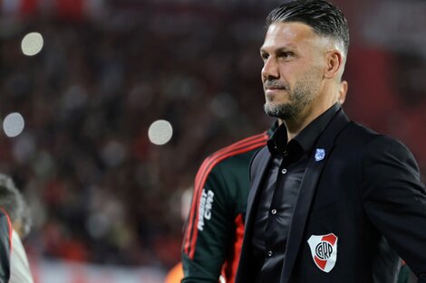 El técnico de River Martín Demichelis (Fuente: Fotobaires)