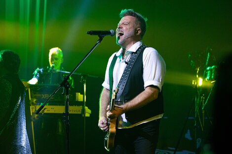 Al final del show, Pericos adelantó un tema nuevo de corte muy rockero. (Fuente: Luana González)