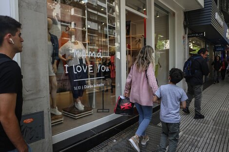 Las ventas del rubro textil se contrajeron 7 por ciento interanual. (Fuente: Dafne Gentinetta)