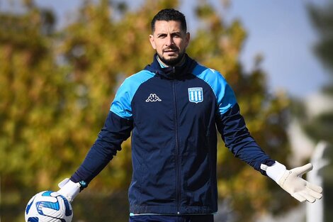 El arquero Arias continúa su recuperación  (Fuente: Prensa Racing Club)