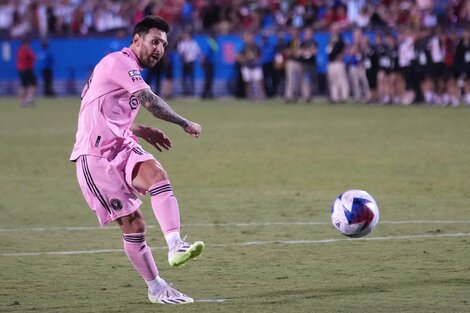 La llegada de Messi es un golazo para Apple. (Fuente: AFP)