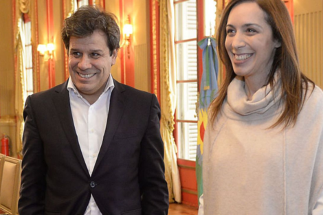 Facundo Manes y María Eugenia Vidal, las últimas caras de la escudería Larreta. 