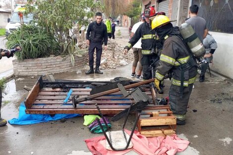 Se incendió una casa en Lanús por un desperfecto en una estufa 