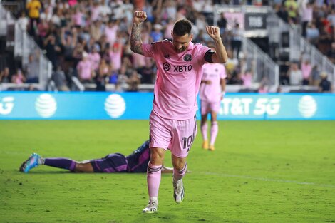 Inter Miami goleó a Charlotte FC con un tanto de Lionel Messi y avanzó a la semifinal de la Leagues Cup