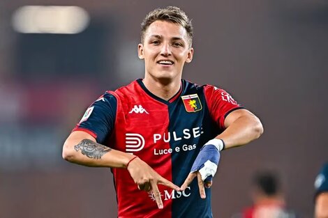 Mateo Retegui debutó a lo crack: dos goles para Genoa en Copa Italia