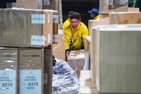 Lapreparación para la elección en el distrito más grande del país.  (Fuente: Télam)