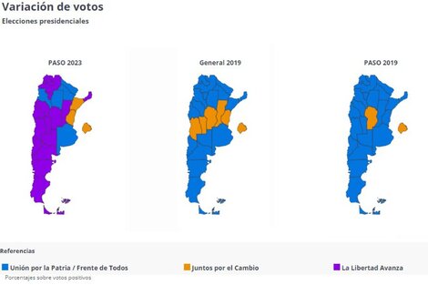 Tres mapas