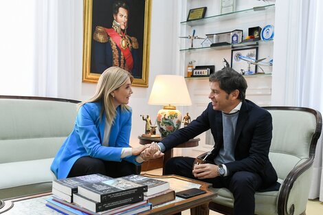 Verónica Magario y Axel Kicillof se reunieron para planificarsu agenda conjunta