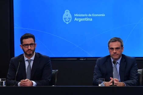 Guillermo Michel, titular de la Unidad de Renegociación de Precios. Junto a Matías Tombolini (secretario de Comercio) (Fuente: Télam)