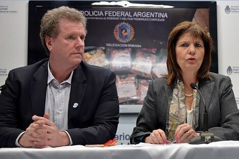 El diputado Gerardo Milman y la candidata a presidenta Patricia Bullrich.