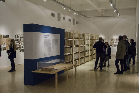 El archivo del diario La Tribuna en el Museo Marc. (Fuente: Paulina Scheitlin)