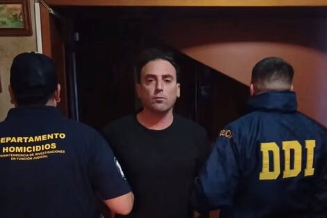 Nahuel Vargas fue detenido en la casa de su madre, en Castelar. Imagen: Policía Bonaerense.