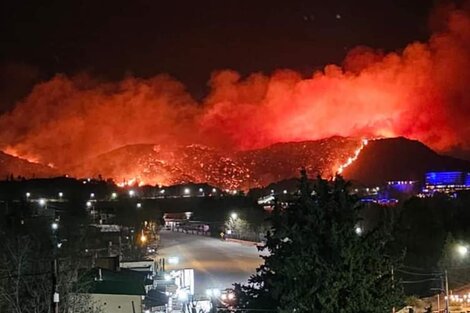 Así se veía este lunes Potrero de los Funes, en San Luis. (Foto: @UnaTalMarty)