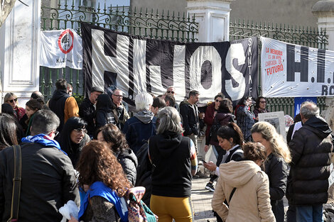 El juicio empezó el año pasado y los organismo acompañaron siempre. (Fuente: Sebastián Granata)