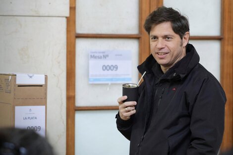 Kicillof sigue liderando la intención de voto en los sondeos bonaerenses.  (Fuente: NA)