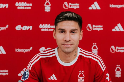 Montiel fue presentado en el Nottingham Forest