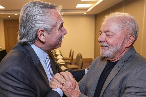 Alberto Fernández y Lula da Silva, los presidentes de Argentina y Brasil respectivamente. 