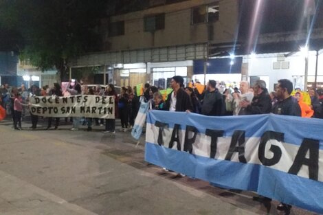 Tartagalenses marcharon para que aceleren obras de agua