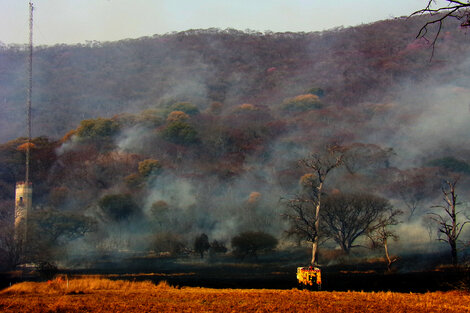 Otra vez se incendió el predio de Chachapoyas