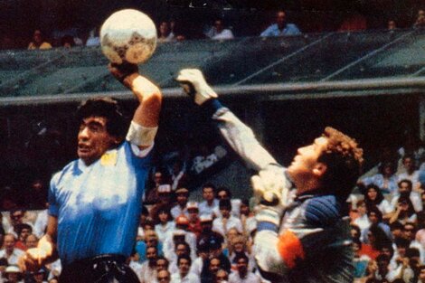 La Mano de Dios, el primer gol de Maradona a Inglaterra en México '86.