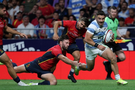 Los Pumas fueron demasiado para España. (Fuente: AFP)