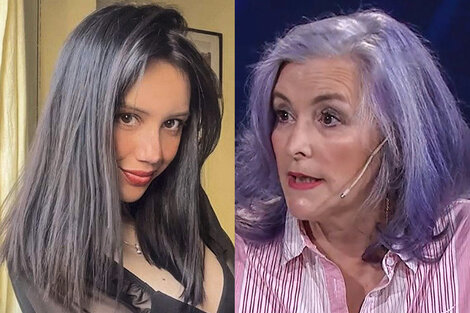 Delfina Wagner y su anfitriona, la vecina de CFK, Ximena Tezanos Pinto.