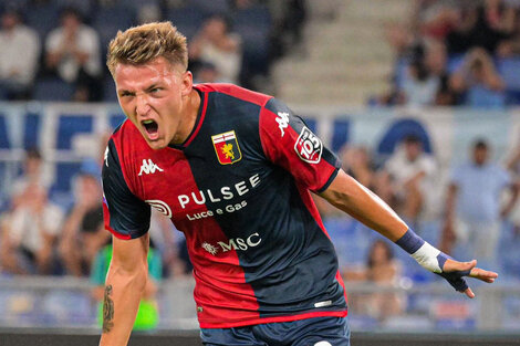 Mateo Retegui no necesitó tiempo de adaptación, de Tigre a Genoa sin escalas (Fuente: Twitter Genoa)