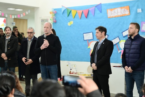 Lomas de Zamora: Insaurralde, Kicillof y Otermín inauguraron un Jardín de Infantes 