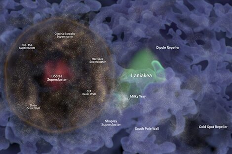 Descubren una burbuja de galaxias que podría ser un fósil del Big Bang