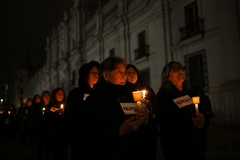 La vigilia por las “mujeres de la resistencia” a 50 años del golpe en Chile 