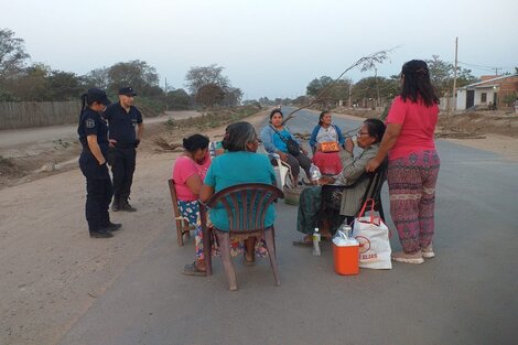 Otra vez cortes en la ruta 86 por la falta de agua