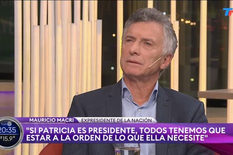 "El carácter del cambio lo tiene Patricia. Y Patricia no va a dar un paso atrás ante los mafiosos", insistió y repitió Macri para intentar reforzar su respaldo.