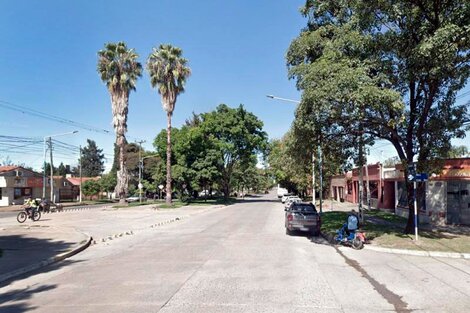 El lugar donde el policía disparó, en la capital tucumana.