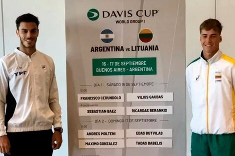 Oportunidad, política internacional y futuro local: Cerúndolo abre la Davis ante Lituania