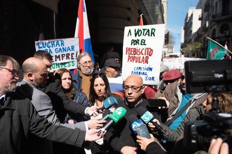 Trabajadores de Uruguay buscan retrotraer la reforma previsional de Lacalle Pou con un plebiscito (Fuente: PIT-CNT Uruguay)