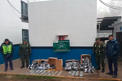 Los gendarmes que se quedaron con parte de la cocaína secuestrada