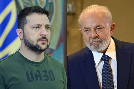 Lula y Zelenski limarán asperezas (Fuente: AFP)