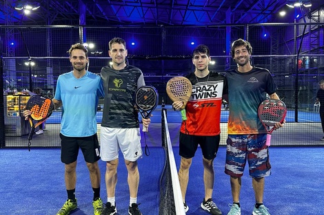 El World Padel Center Open se desarrolla hasta el domingo en Nordelta