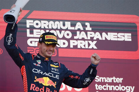 Fórmula 1: Verstappen ganó en Japón y Red Bull se llevó el título de constructores (Fuente: AFP)