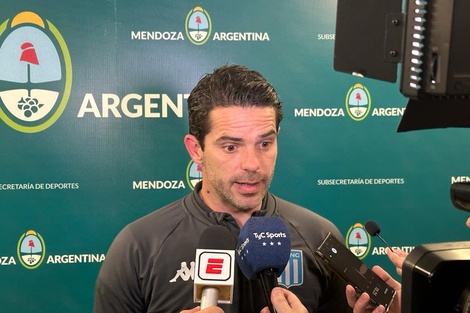 Gago quedó conforme con la segunda parte que su equipo jugó en Mendoza. (Foto: Racing Club)