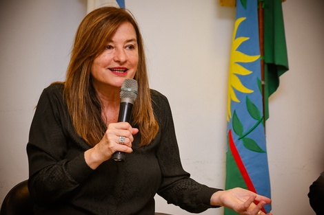 Estela Díaz, Ministe de las Mujeres, Políticas de Género y Diversidad Sexual. 