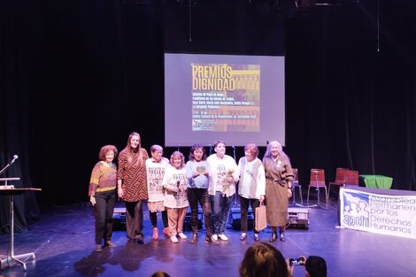 Los integrantes de la Comisión de Familiares y Apoderadas de los Héroes de Trelew.
