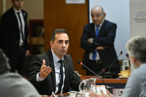 Cordero durante su exposición en el debate de comisiones del Congreso