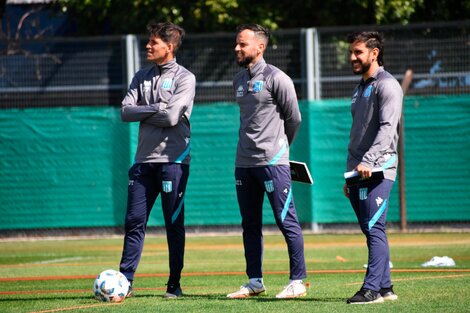 Racing: Grazzini y Videla iniciaron su interinato como entrenadores 