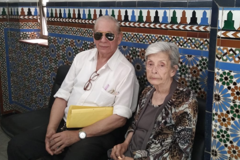 Víctor Cobos y Sonia Rey, ex detenidos. 