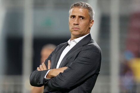 Crespo estuvo dirigiendo en Qatar