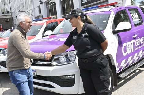 Tigre: Julio Zamora supervisó el funcionamiento de 20 nuevos móviles del Sistema de Protección Ciudadana